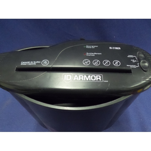 ID Armor 6 Sheet Strip Cut Shredder w Basket Allsold.ca Buy & Sell